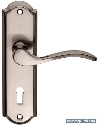 Seville Lever Lock Satin Black Nickel - DISCONTINUED 